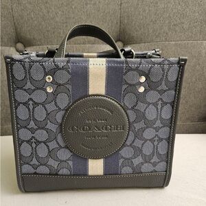 Coach Black and Blue Tote Bag